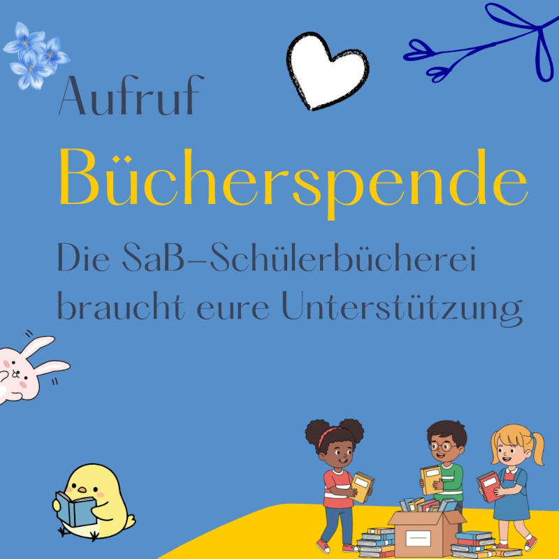 Aufruf Bücherspende